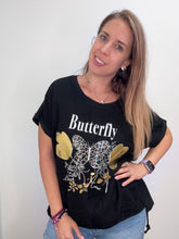 Carica l'immagine nel visualizzatore di Gallery, Maxitshirt coulisse butterfly - abbigliamento - Stilosa
