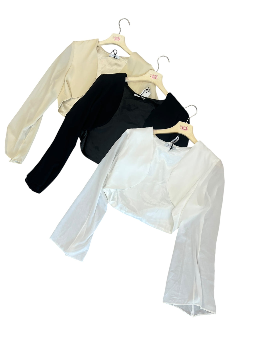 Bolerino tulle manica spacco - abbigliamento - Stilosa