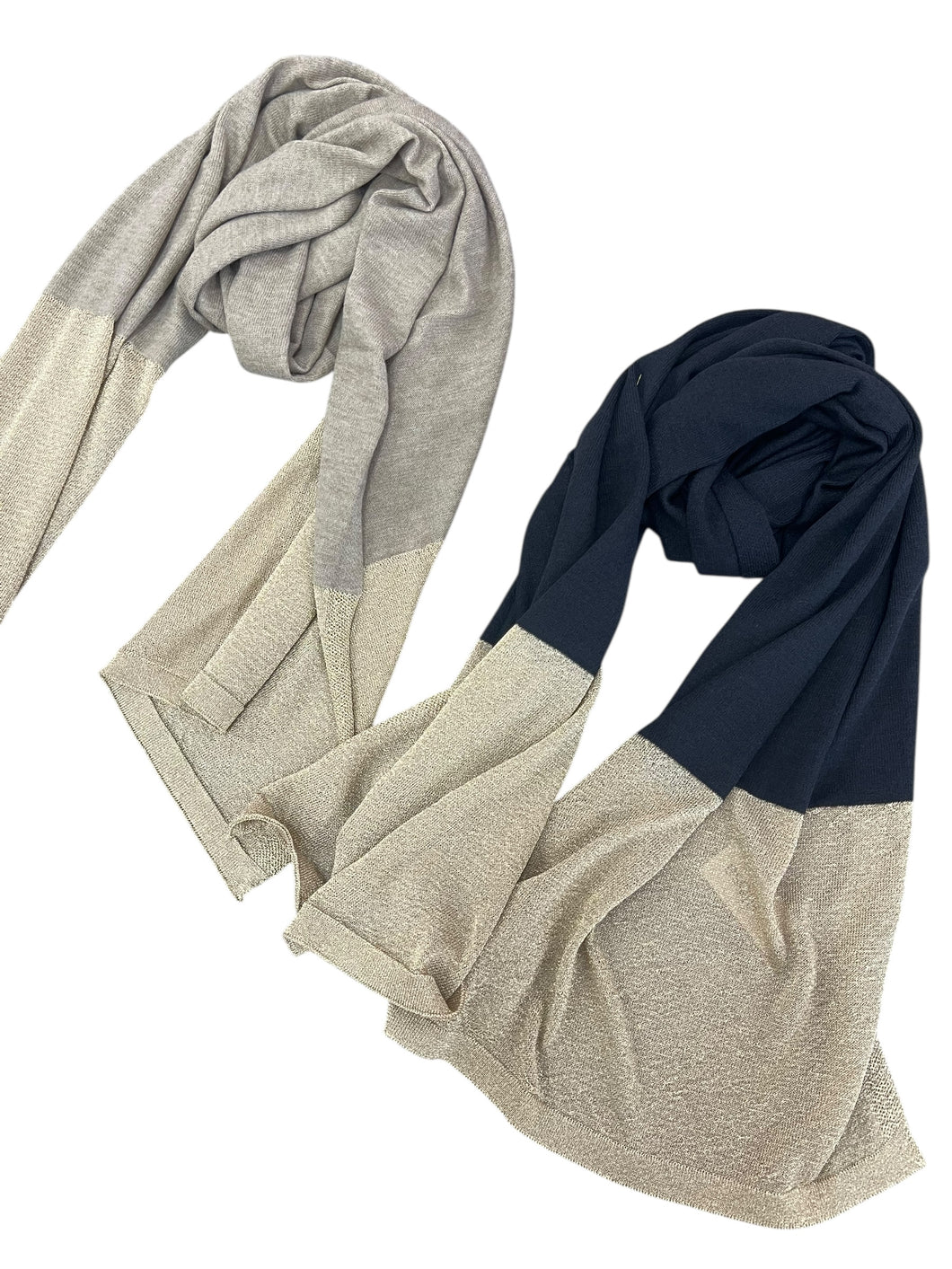 Sciarpina con lurex ai lati - Sciarpa -