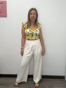Top fantasia volant - abbigliamento - Stilosa