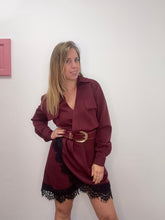 Carica l&#39;immagine nel visualizzatore di Gallery, Abito incrocio con pizzo a lato - abbigliamento - Stilosa
