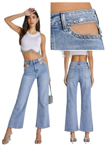 Jeans aperture brillanti - abbigliamento - Stilosa
