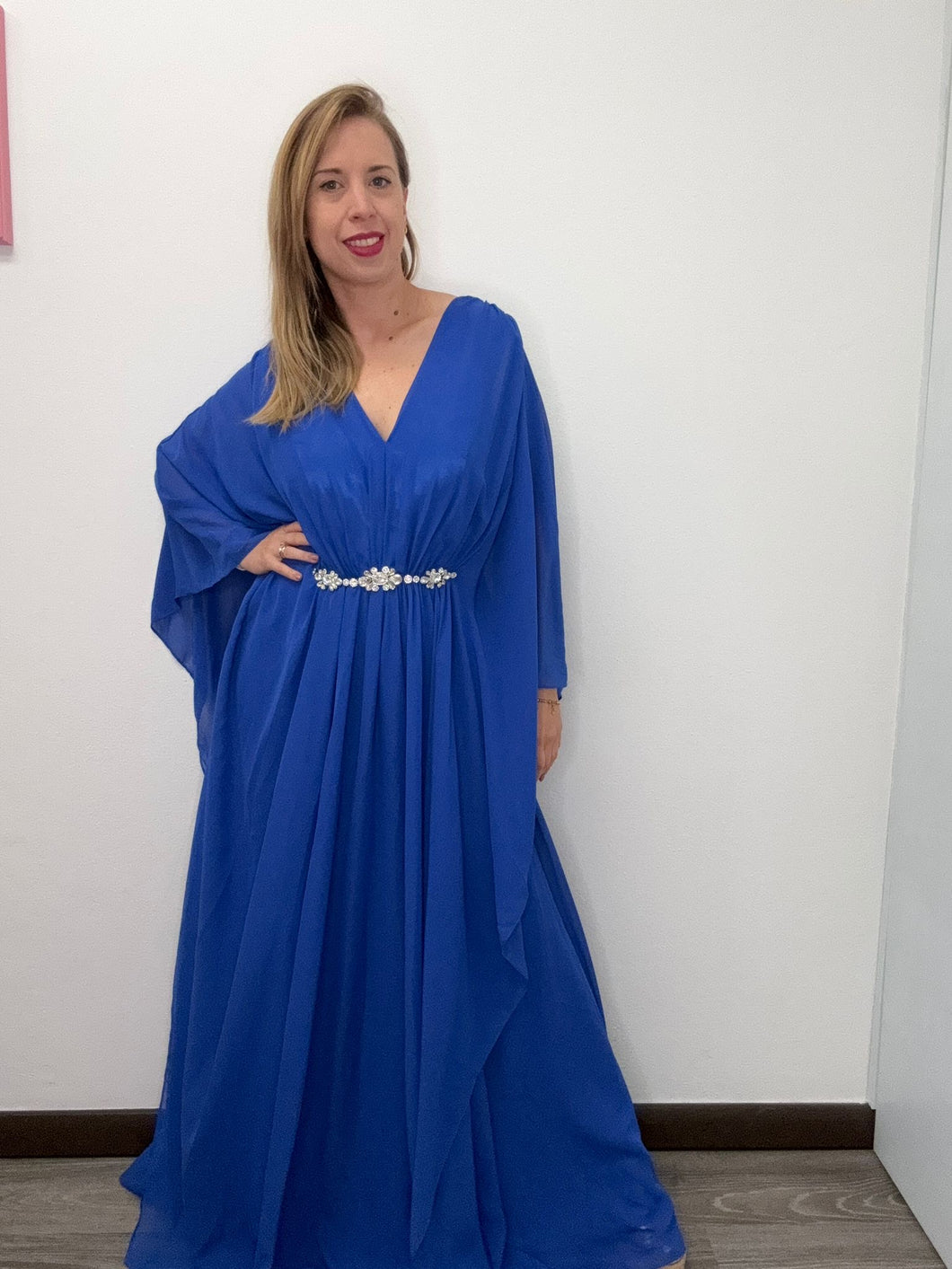 Abito bluette con mantella applicata - abbigliamento - Stilosa