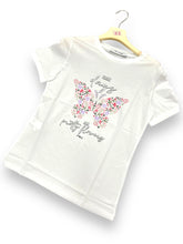 Carica l&#39;immagine nel visualizzatore di Gallery, T-shirt manica corta butterfly - abbigliamento - Artigli
