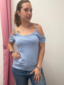 Maximaglia spalle scoperte catene - abbigliamento - Stilosa