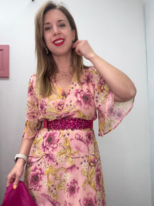 Abito incrocio fiorito - abbigliamento - Artigli
