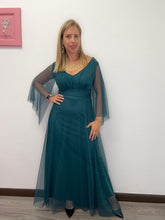 Carica l&#39;immagine nel visualizzatore di Gallery, Abito lungo tulle maniche velate - abbigliamento - Stilosa
