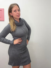 Carica l&#39;immagine nel visualizzatore di Gallery, Abito maglia con collo - abbigliamento - Stilosa
