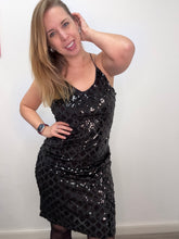 Carica l&#39;immagine nel visualizzatore di Gallery, Abito paillettes rombi - abbigliamento - Stilosa
