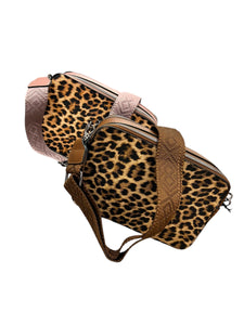 Tracolla quadra maculata con zip - Borsa - Stilosa