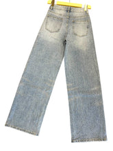 Carica l&#39;immagine nel visualizzatore di Gallery, Jeans palazzo strass zebra - abbigliamento - Stilosa
