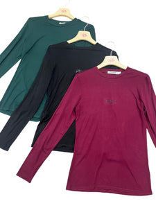 T-shirt girocollo con logo strass - abbigliamento - Artigli