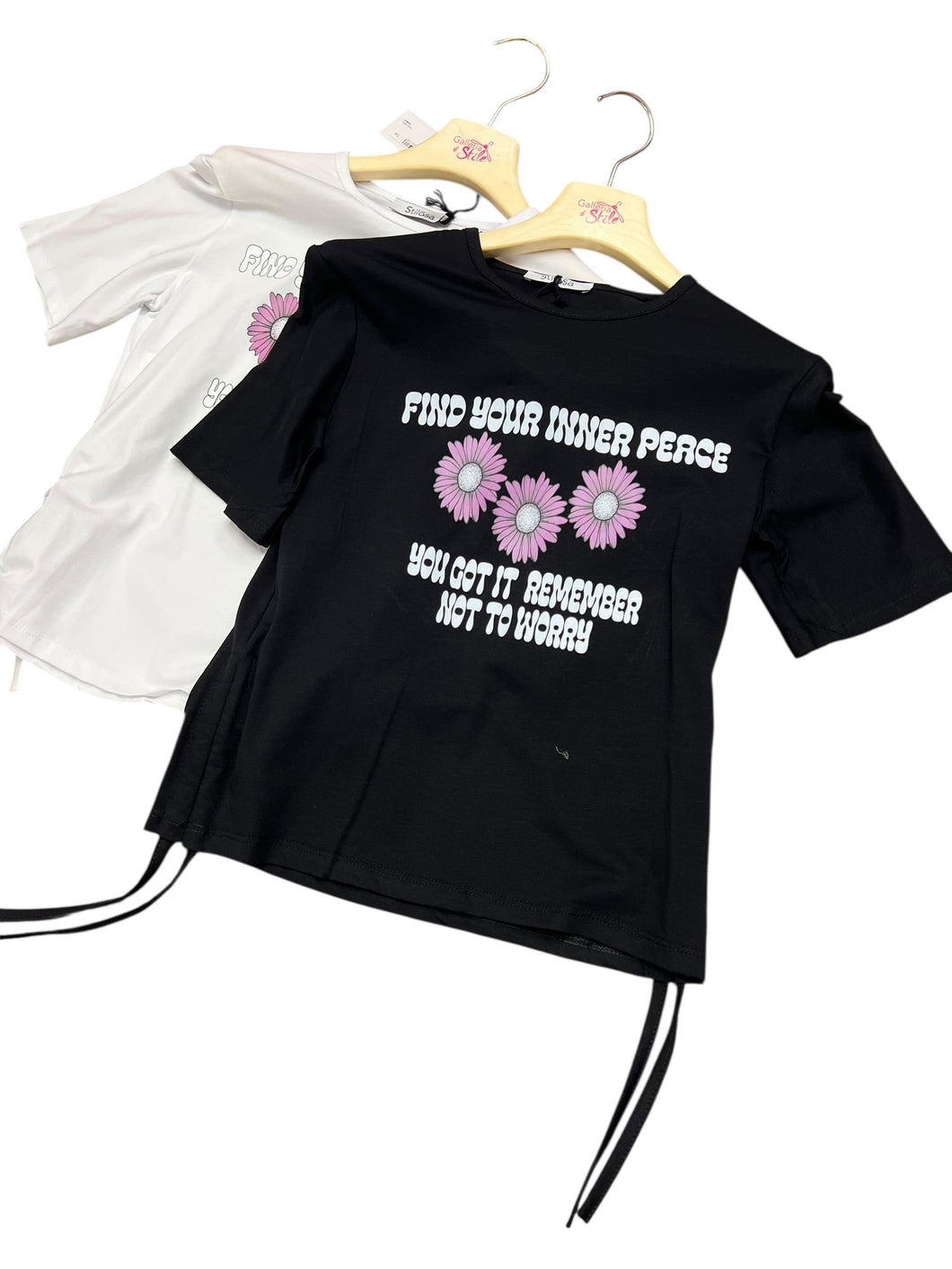 T-shirt lacci laterali - abbigliamento - Stilosa