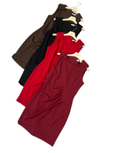 Carica l&#39;immagine nel visualizzatore di Gallery, Abito tubino ripreso - abbigliamento - Stilosa
