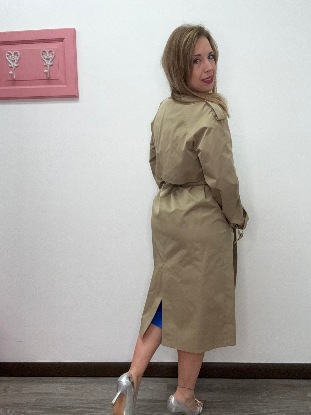 Trench lungo beige cint - abbigliamento - TWO-WAY