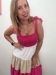 Abito a fasce con fiocchi - abbigliamento - Stilosa