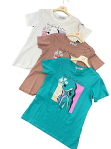 T-shirt beauty look - abbigliamento - Artigli