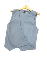 Carica l&#39;immagine nel visualizzatore di Gallery, Gilet lacci sky - abbigliamento - TWO-WAY
