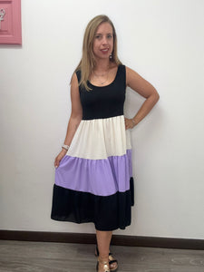 Abito fasce corpetto nero - abbigliamento - Stilosa