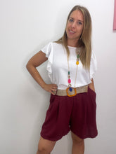 Carica l&#39;immagine nel visualizzatore di Gallery, Camicetta alette con collana - abbigliamento - Stilosa
