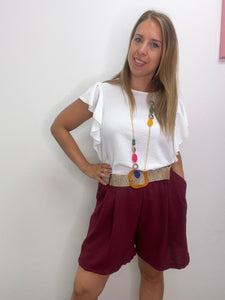 Camicetta alette con collana - abbigliamento - Stilosa