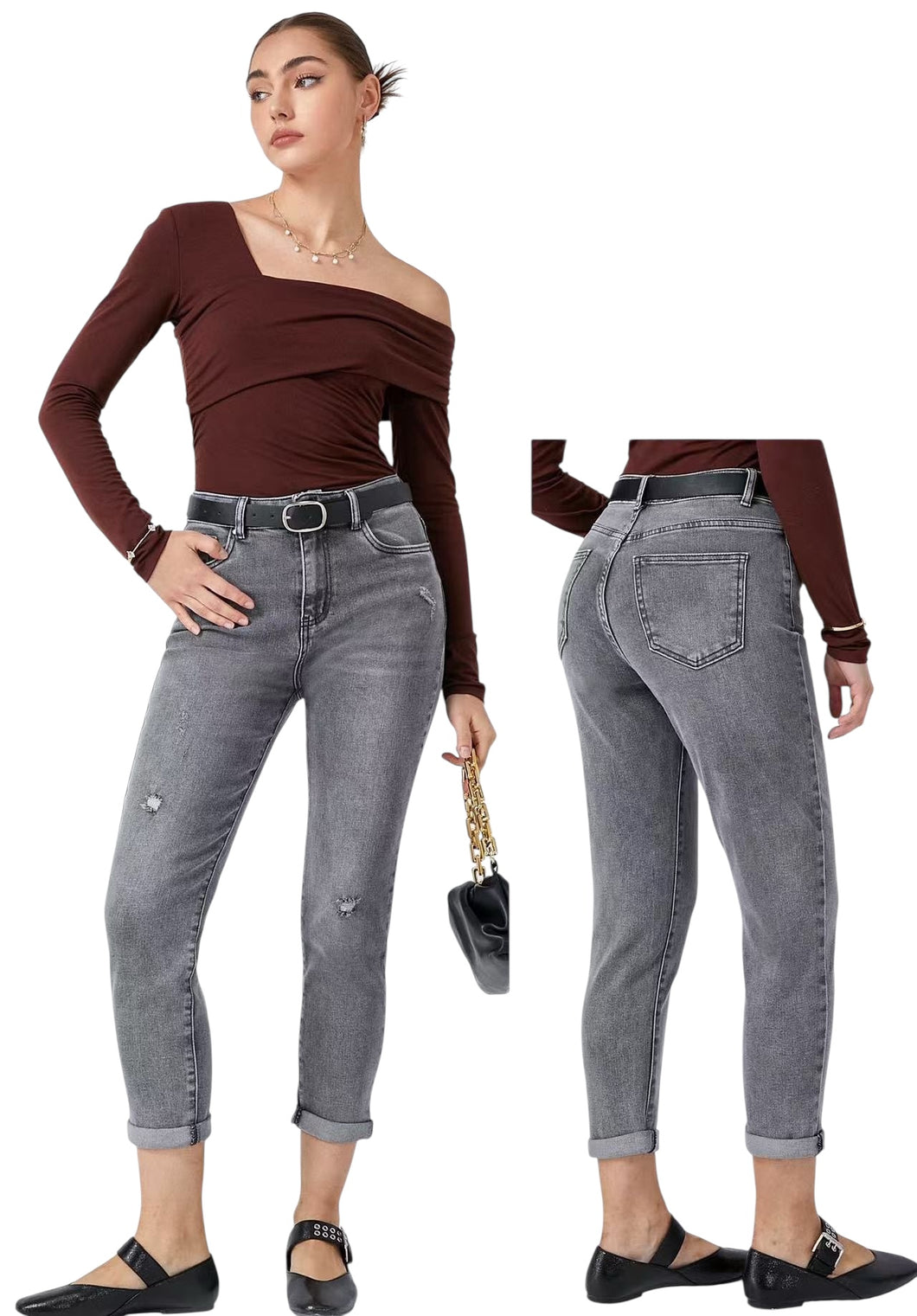 Jeans MOM fit 1564 - JEANS - Stilosa
