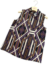 Carica l&#39;immagine nel visualizzatore di Gallery, Blusa smanicata multicolor - abbigliamento - Artigli
