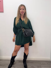 Carica l'immagine nel visualizzatore di Gallery, Maxicamicia over con cintura sottile - abbigliamento - Stilosa
