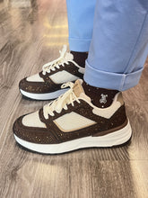 Carica l'immagine nel visualizzatore di Gallery, Sneakers bicolor con strass - Scarpe - Stilosa
