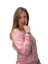 Carica l&#39;immagine nel visualizzatore di Gallery, Maglia collo a gronda con bottoni - abbigliamento - Stilosa
