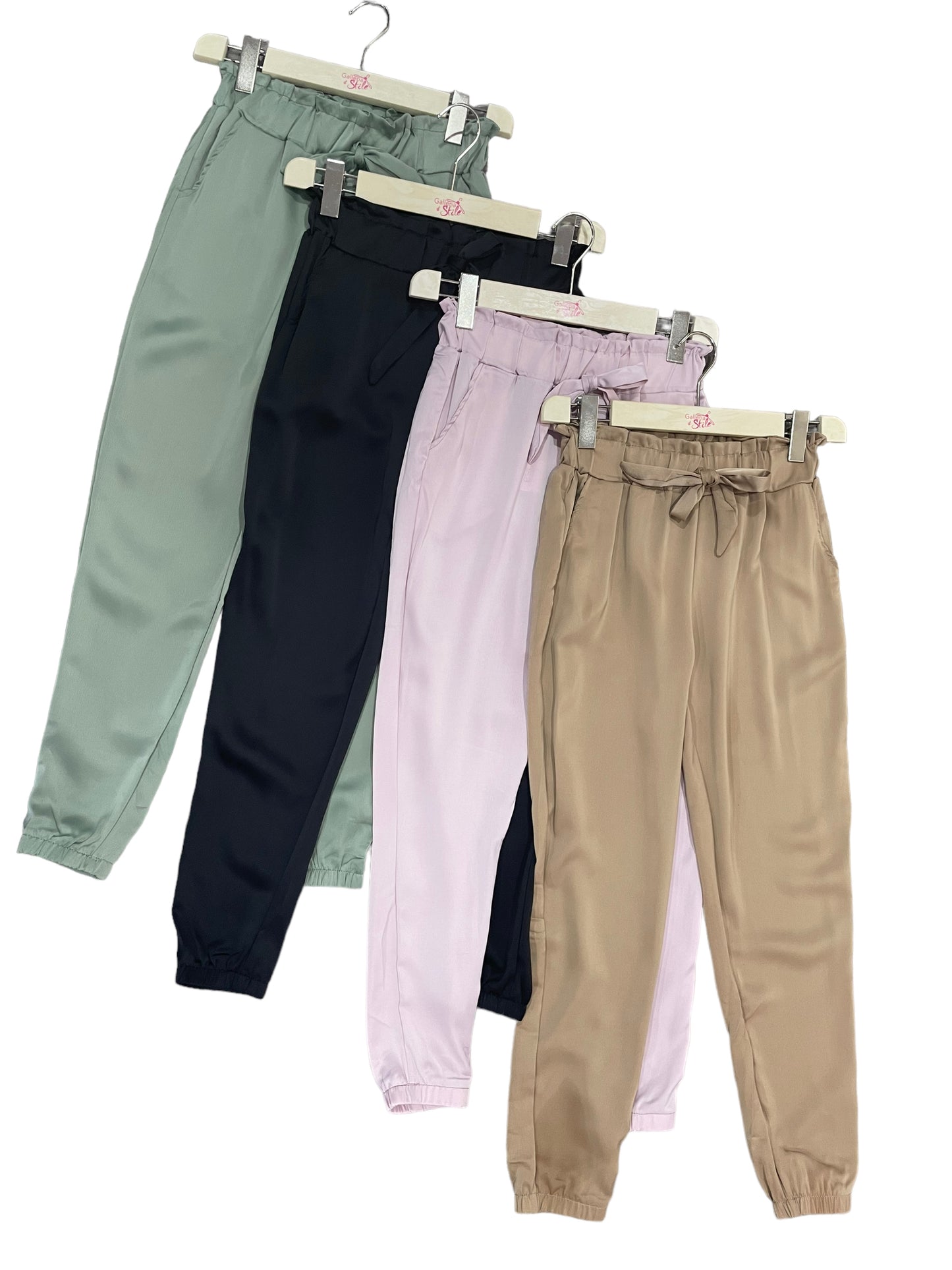 Pantalone raso con polsino - abbigliamento - Stilosa