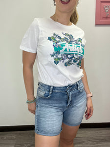 Short jeans tasca paillettes - abbigliamento - Stilosa