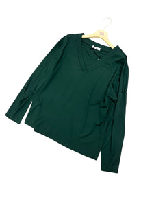 Maglia confy scollo a V - abbigliamento - Stilosa