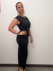 Abito lungo jersey ripreso - abbigliamento - Stilosa