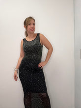 Carica l&#39;immagine nel visualizzatore di Gallery, Abito lungo strass e trasparenze - abbigliamento - Stilosa
