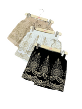 Carica l'immagine nel visualizzatore di Gallery, Short ricamo oro - abbigliamento - Stilosa
