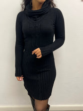 Carica l&#39;immagine nel visualizzatore di Gallery, Abito maglia con collo - abbigliamento - Stilosa
