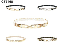 Carica l'immagine nel visualizzatore di Gallery, Cintura elastica sottile doppio quadro - Cintura - Stilosa
