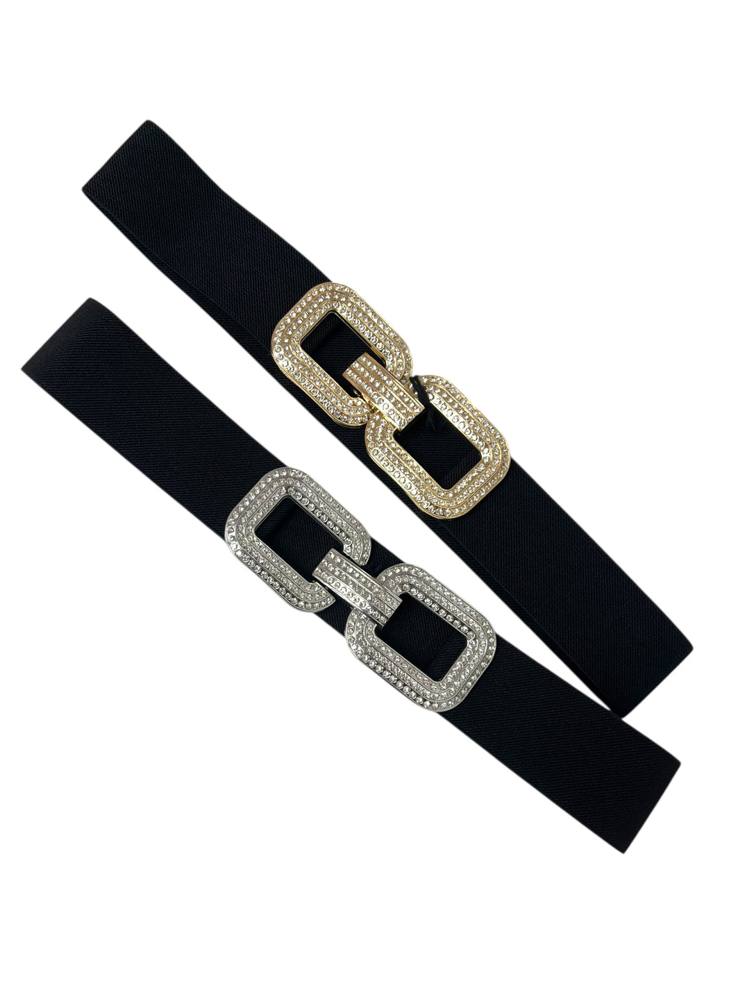 Cintura elastica fibbia quadra e borchie - Cintura -