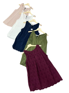 Canotta ricamo schiena - abbigliamento - Stilosa