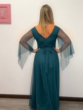 Carica l&#39;immagine nel visualizzatore di Gallery, Abito lungo tulle maniche velate - abbigliamento - Stilosa

