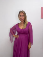 Carica l&#39;immagine nel visualizzatore di Gallery, Abito lungo tulle maniche velate - abbigliamento - Stilosa
