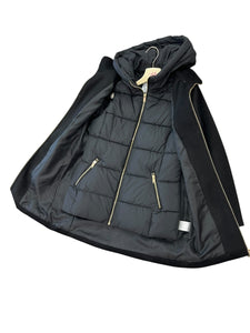 Cappotto midi con gilet trapuntato - abbigliamento - Artigli