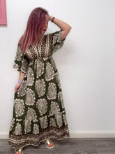 Carica l'immagine nel visualizzatore di Gallery, Abito kimono lungo fantasia - abbigliamento - Stilosa
