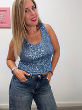 Carica l'immagine nel visualizzatore di Gallery, Canotta paillettes - abbigliamento - Artigli
