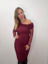 Carica l'immagine nel visualizzatore di Gallery, Abito tulle midi con scollo - abbigliamento - Stilosa
