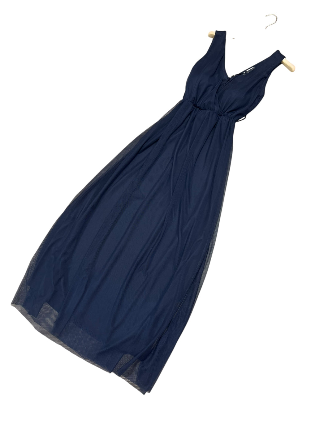 Abito lungo tulle blu - abbigliamento - Stilosa