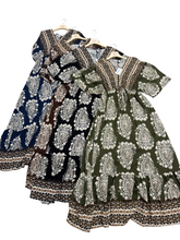 Carica l'immagine nel visualizzatore di Gallery, Abito kimono lungo fantasia - abbigliamento - Stilosa
