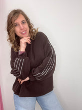 Carica l'immagine nel visualizzatore di Gallery, Felpa manica manica ricamata - abbigliamento - Stilosa
