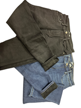 Carica l'immagine nel visualizzatore di Gallery, Jeans skinny felpati all'interno -  -
